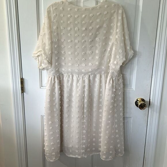KIRUNDO DOTTED SWISS BABYDOLL DRESS NWT - Picture 4 of 11